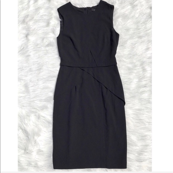 BCBGMaxAzria Dresses & Skirts - BCBGMaxAzria Ida Layered Sheath Dress Black